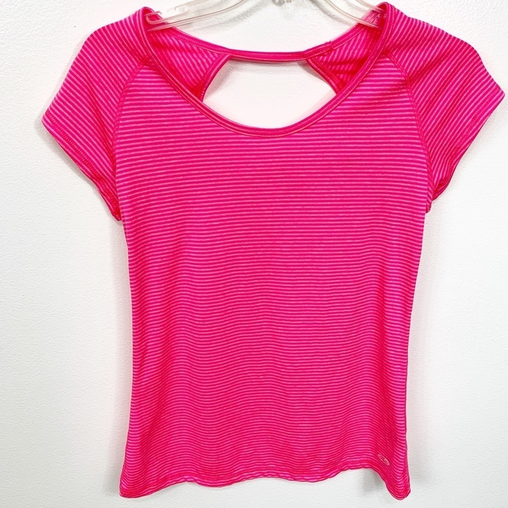 Champion Pink Back Cutout Athletic Top
